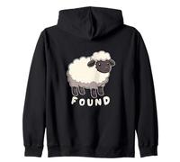 Found Minimalist Sheep Psalm 23 Lamb Christian Zip Hoodie