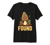 Found Morel Mushroom Forager Modern Icon Premium T-Shirt