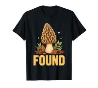 Found Morel Mushroom Forager Modern Icon T-Shirt