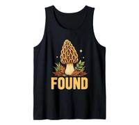 Found Morel Mushroom Forager Modern Icon Tank Top