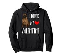 Found My Valentine Bullmastiff Pullover Hoodie