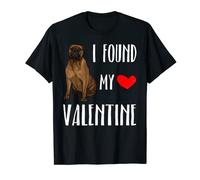 Found My Valentine Bullmastiff T-Shirt