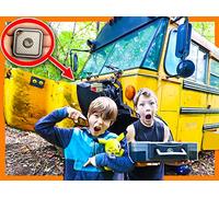 Found Secret Tracking Device Inside Abandoned School Bus (Spy Gadgets in Real Life)