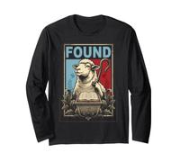 Found Sheep 23 Psalm Christian Vintage Bible Art Long Sleeve T-Shirt
