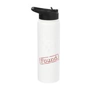 Found Sheep Tshirt Christian Psalm 23 Lamb Jesus Bible Faith Stainless Steel Insulated Water Bottle