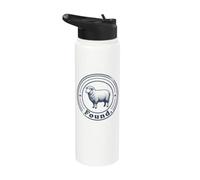 Found Sheep Tshirt Christian Psalm 23 Lamb Jesus Bible Faith Stainless Steel Insulated Water Bottle