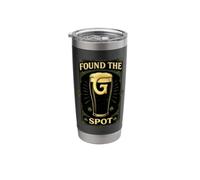 Found The G Spot Funny Irish Pub Beer Joke Stainless Steel Insulated Tumbler