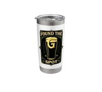 Found The G Spot Funny Irish Pub Beer Joke Stainless Steel Insulated Tumbler