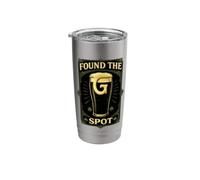 Found The G Spot Funny Irish Pub Beer Joke Stainless Steel Insulated Tumbler