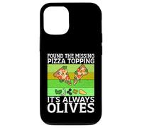 Found the Missing Pizza Topping It’s Always Olives Lover Case for iPhone 12/12 Pro