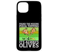 Found the Missing Pizza Topping It’s Always Olives Lover Case for iPhone 15 Plus