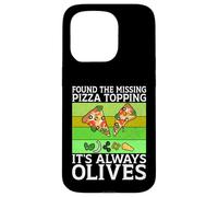 Found the Missing Pizza Topping It’s Always Olives Lover Case for iPhone 15 Pro