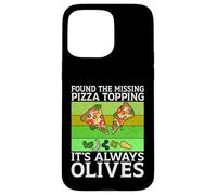 Found the Missing Pizza Topping It’s Always Olives Lover Case for iPhone 15 Pro Max