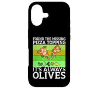Found the Missing Pizza Topping It’s Always Olives Lover Case for iPhone 17