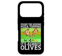 Found the Missing Pizza Topping It’s Always Olives Lover Case for iPhone 17 Pro