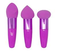 Foundation Blending Puff - Ergonomic Grip Handle, Soft Foundation Puff | Smooth Blending Tool, Reusable Latex-Free Beauty Applicator, Skin Finishing Sponge Cosmetic Gift Set For Women, Teens