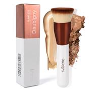 Foundation Brush Daubigny 1.5" Top Diameter Foundation Brush for Liquid Makeup,Premium Makeup Brush and Pro Flat Kabuki Foundation Brush Perfect For Foundation,Cream,Buffing, Blending (White Gold)