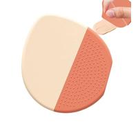 Foundation Brush | Flat Silicone Makeup Applicator - Concealer Brush | For Enthusiast Beginners Artists Daily Routine Practical Precise Work Travel Evening