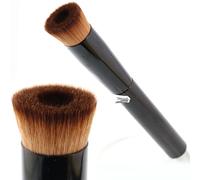 Foundation Brush Flat Top Kabuki Face Makeup Brushes, Perfect for Blending Liquid Cream or Flawless Powder Cosmetics -Concealer, Buffing, Stippling
