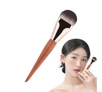 Foundation Brush for Liquid Make-Up, 6.73 x 1.42 Inch Liquid Foundation Brush, Wooden Foundation Make-Up Brush, Ultra Thin, Ultra Sweet, Precise, Ideal for Studio House