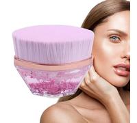 Foundation Brush for Liquid Makeup - Hexagonal Foundation Brush Without Trace Magic Makeup Brush Makeup Beauty Brush Soft Beginner Eat No Powder Portable Brush Set