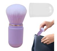 Foundation Brush Retractable Makeup Brushes Travel Powder Brush | Brought Face Brush with Lid for Foundation, Blush, Bronzer and Powder, Travel