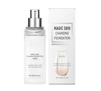 Foundation Color Changing Makeup | Skin Matching Foundation,SPF 30 Hydrating Concealer Coverage Cream Natural Tone Correcting Glow for Women