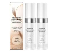 Foundation Colour Changing, Flawless Colour Changing Foundation, Naturally Merges with the Skin, Moisturising Foundation, Long-Lasting, Pore-free Liquid Foundation with SPF 15