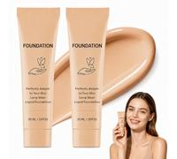 Foundation Colour Changing SPF 50, 2Pcs Foundation for Mature Skin
