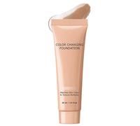 Foundation Colour Changing SPF 50,Colour Changing Foundation For Mature Skin,Intelligent Color Correcting Foundation,Buildable Formula,Lightweight Texture,Long-Lasting Natural (Medium Dark)