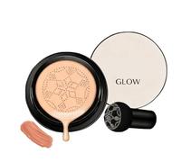 Foundation Cushion Concealer, 2026 New Mushroom Head Air Cushion CC Cream, BB Cream Face Makeup Foundation, Moisturizing Concealer Brighten Long-Lasting for All Skin Types(Brunet brown)