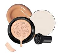 Foundation Cushion Concealer,Air Cushion CC Cream,BB Cream Face Makeup Foundation,Moisturizing Concealer Brighten Long-Lasting,Even Skin Tone for All Skin Types (Warm)