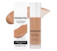 Foundation For Mature Skin, Colour Changing Foundation, Intelligent Color Correcting Foundation, Lightweight Texture, Medium Coverage, Long-Lasting Natural Finish (Dark skin tone)