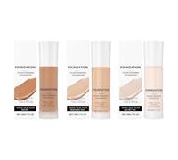 Foundation For Mature Skin, Colour Changing Foundation, Intelligent Color Correcting Foundation, Lightweight Texture, Medium Coverage, Long-Lasting Natural Finish (MIX 3PC)