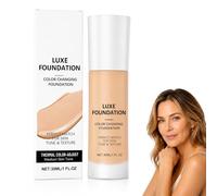 Foundation for Mature Skin, Intelligent Color Changing Foundation, Adapts To Your Skin Tone, Make Up Skin Tint - Lightweight Medium Coverage Face Foundations, Natural Finish, 30ml