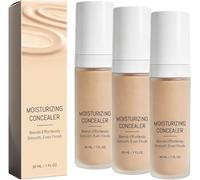 Foundation for Mature Skin, Waterproof All-in-One Concealer Stick, Long-lasting Natural Finish Brighten Tone Beauty, for Women Wives Mothers Brides Parties Daily Routi