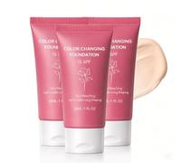 Foundation Korean, Colour Changing Foundation for Mature Skin Women Over 60, Korean Body Coverage Perfector, Moisturizing Concealer Brighten, Even Skin Tone, for All Skin Types (3PCS)