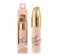 Foundation Liquid | 12g Dark Circle Primer,with Brush Smudge-Proof Stick Foundation Double-Head - for Lady Girlfriend Mother Dating Social
