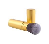 Foundation Makeup Brush Flat Top Kabuki Face Blush (Gold)