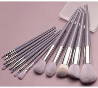 Foundation Makeup Brush Set Kit - 13 Pcs Green Premium Synthetic Kabuki Eye Shadows Make Up Brushes