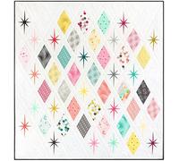 Foundation Paper Piecing The Atomic Starburst Quilt - Pattern - 62 x 66 Quilt