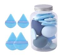 Foundation Sponges Set, 14x Beauty Makeup Non-latex Sponges Blender - Dry And Wet Use | Versatile For Foundation Liquid Creams Powders For Birthdays, New Year, Christmas, Easter