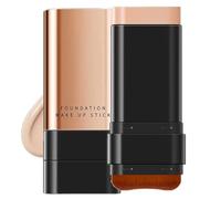 Foundation Stick 2 in 1 Double-Head - Multi-Purpose Full Coverage with Built-in Brush, Anti-Wrinkle Long Lasting Waterproof Matte Concealer Cream 1PCS