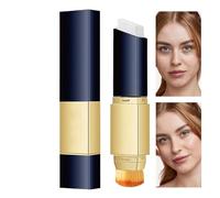 Foundation Stick, 2-in-1 Multi-Purpose Moisture, Full Coverage, Lightweight with Brush, Moisturising Concealer Make-Up, Easy to Create Makeup Look, White