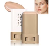 Foundation Stick, Beauty Balm Serum Boosted Skin Tint, Portable Moisturizing Contour Stick for Face Makeup, Natural Finish Makeup, Brighten, Lightweight & Non-Greasy (04)