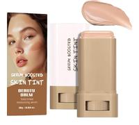Foundation Stick, Beauty Balm Serum Boosted Skin Tint, Solid Tinted Moisturizing Serum Contour Stick Foundation Face for Women, Lightweight Natural Finish Makeup (#05)