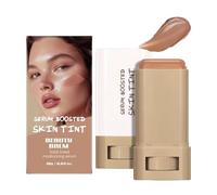 Foundation Stick Beauty Balm Serum Boosted Skin Tint, Solid Tinted Moisturizing Serum Contour Stick, Hydrating Skin Tint with Hyaluronic Acid & Vitamin E, Lightweight & Non-Greasy (#06)
