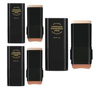 Foundation Stick Eraser Foundation, Lightweight Full Coverage, Double Head Concealer Cream Waterproof Multi-Purpose Makeup Stick for Contour, Concealer & Blemishes for All Skin Types