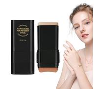 Foundation Stick, Moisturizing Foundation, Double-Head Concealer Cream, Long-lasting Formula, Smooth Application, Lightweight Design, Perfect for Girls' Everyday Makeup