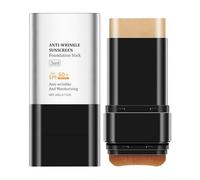 Foundation Stick With Brush, Waterproof & Long-Lasting Concealer Cover, Portable Foundation With Moisturising Formula, Full Coverage Foundation Stick, Multi-Purpose Foundation Stick